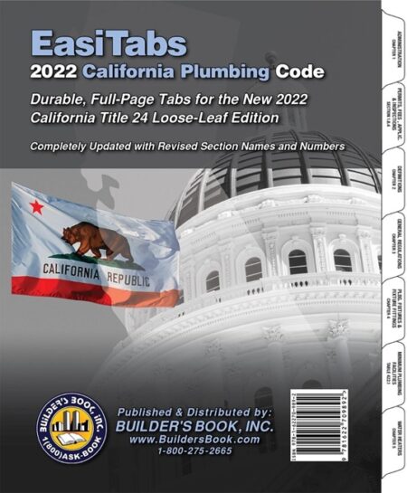 EasiTabs: 2022 California Plumbing Code Title 24, Part 5