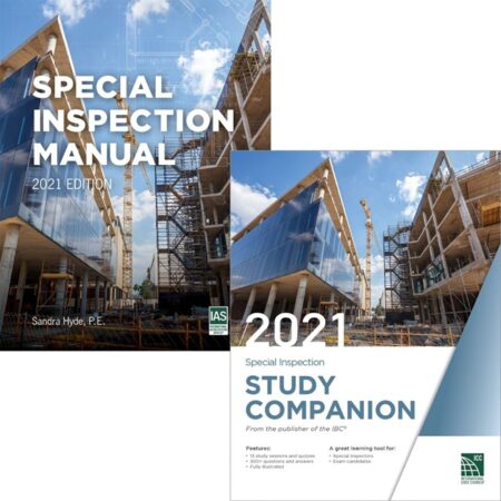 Special Inspection Manual 2021 Edition and Study Companion Combo