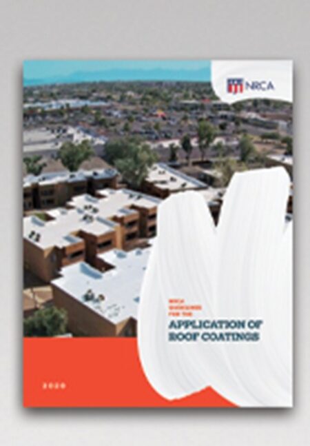 NRCA Guidelines for the Application of Roof Coatings