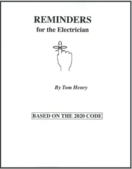 2020 Reminders for the Electrician