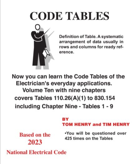 2023 Code Tables Volume 10