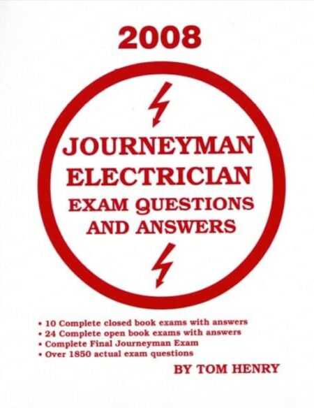 2008 Journeyman Electrician Exam Question and Answers