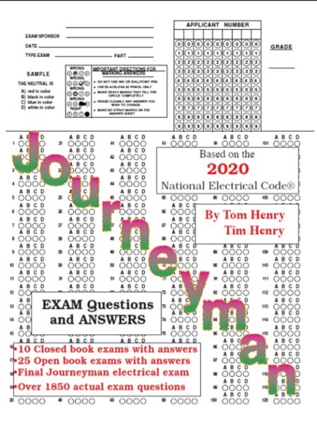 2020 Journeyman Electrician Exam Question and Answers