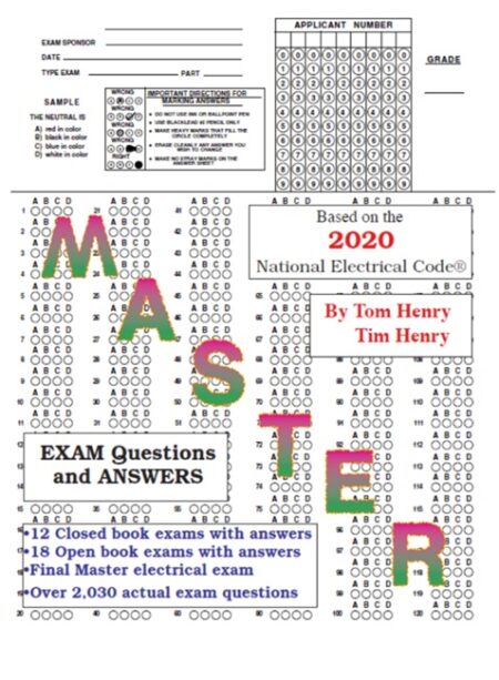2020 Master Electrician Exam Questions & Answers