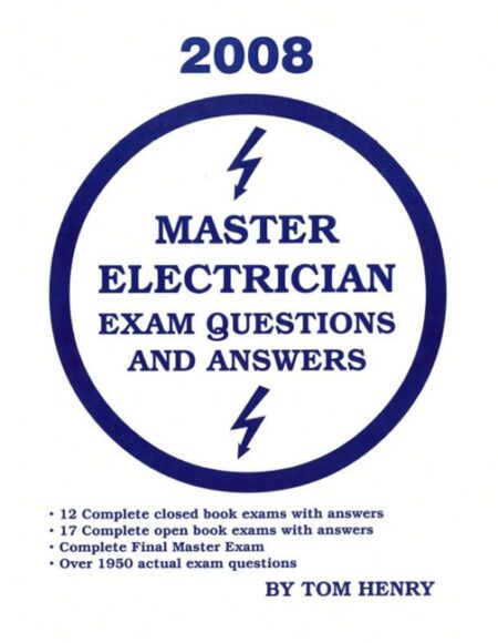 2008 Master Electrician Exam Questions & Answers