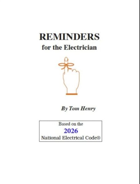 2026 Reminders for the Electrician