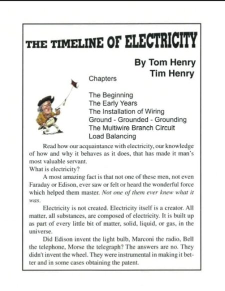 Timeline of Electricity