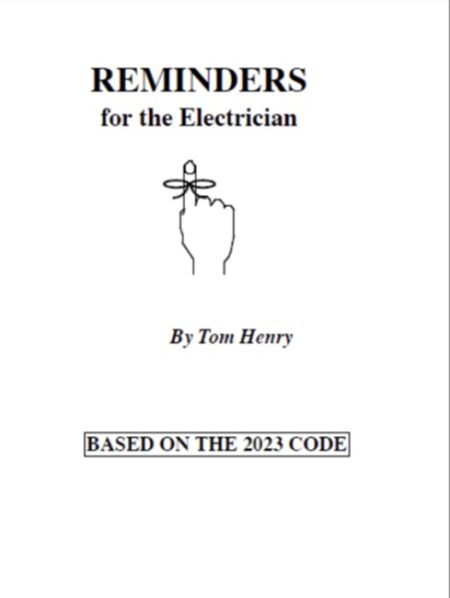 2023 Reminders for the Electrician