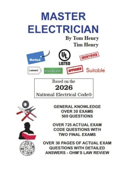 2026 Master Electrician Exam Questions & Answers