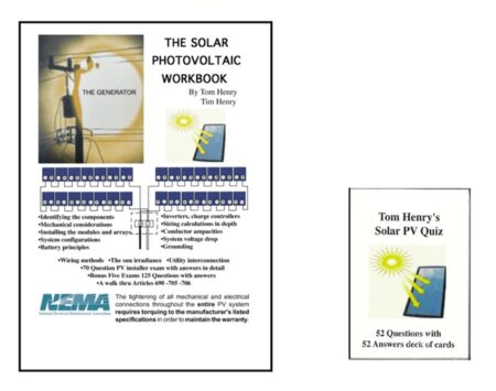 The Solar Photovoltaic Workbook & Solar VP Playing Cards
