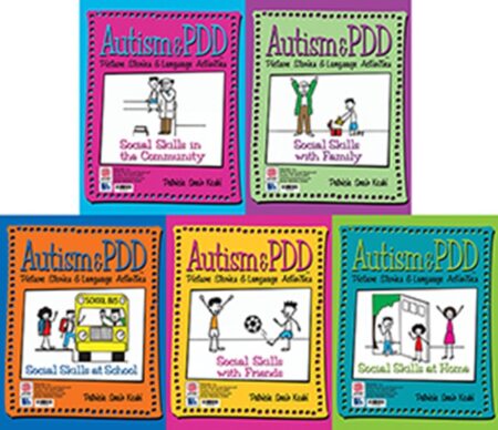 Autism & PDD Picture Stories & Language Activities Social Skills 5-Program Set