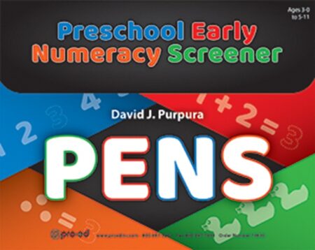 PENS: Preschool Early Numeracy Screener