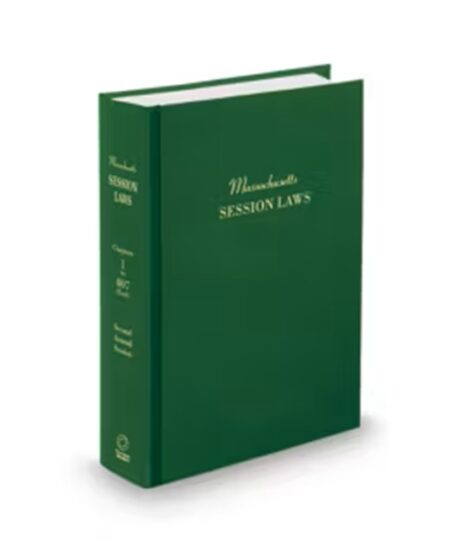Massachusetts Session Laws