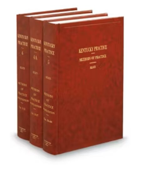 Kentucky Practice V.4-5 Methods of Practice, 2025-2026 ed.