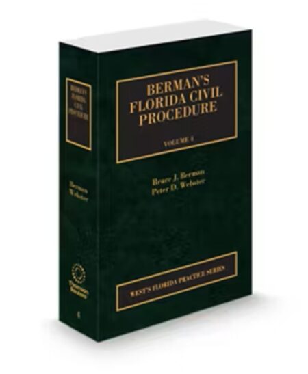 Florida Practice V.4 Civil Procedure, 2025 ed.