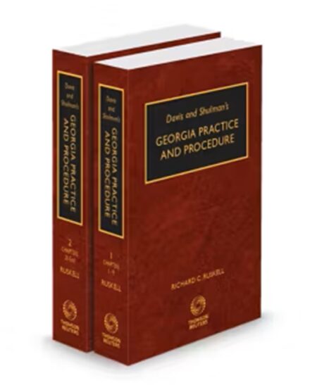 Davis & Shulman's Georgia Practice and Procedure, 2025-2026 ed.