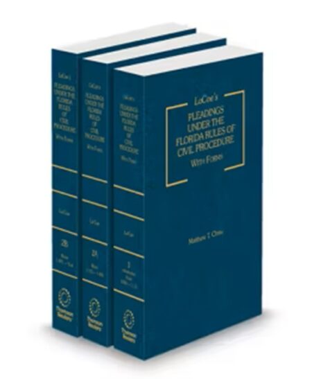 Harrison Florida Pleading Rules of Civil Procedure Forms (Lacoe), 2025 ed.