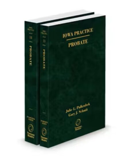 Iowa Practice V.13-14 Probate, 2025-2026 ed.