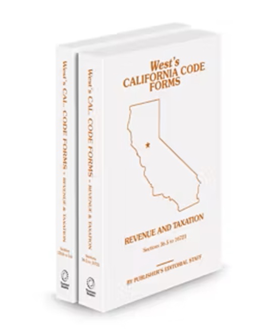 California Code Forms Revenue and Taxation