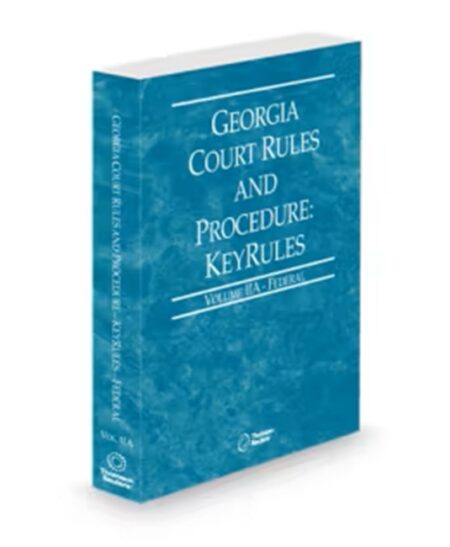 Georgia Federal KeyRules V.Iia