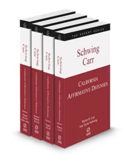 California Affirmative Defenses, 2025-2026 ed.