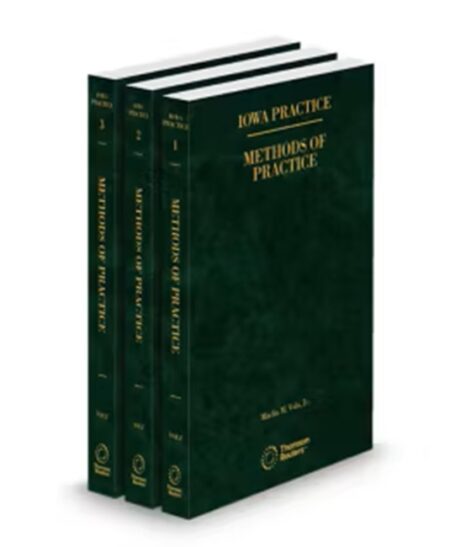 Iowa Practice V.1-3 Methods of Practice, 2025 ed.