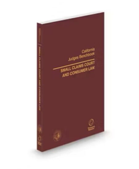CJER California Small Claims Court Benchbook