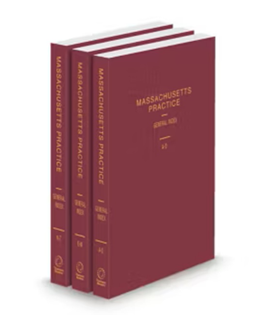 Massachusetts Practice General Index