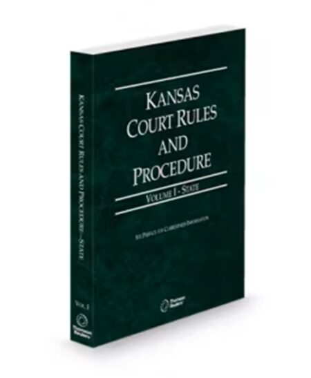 Kansas Court Rules and Procedure State V.I, 2026 ed.
