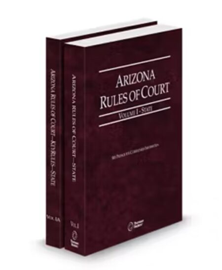 Arizona Court Rules State and State KeyRules V.I-V.Ia