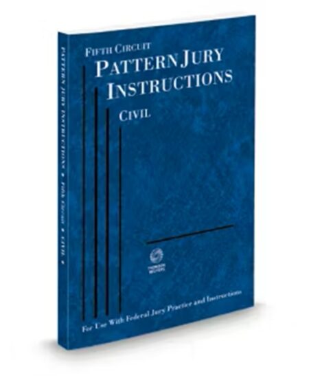 Pattern Jury Instructions Civil Cases United States 5th Circuit District Judges Association