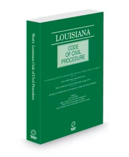 Louisiana Code of Civil Procedure, 2026 ed.