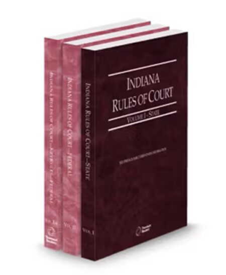 Indiana Court Rules State,Federal and Federal KeyRules V.I To Iia
