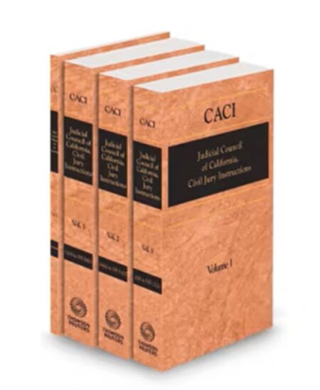 California Jury Instructions Civil CACI, 2026 ed.