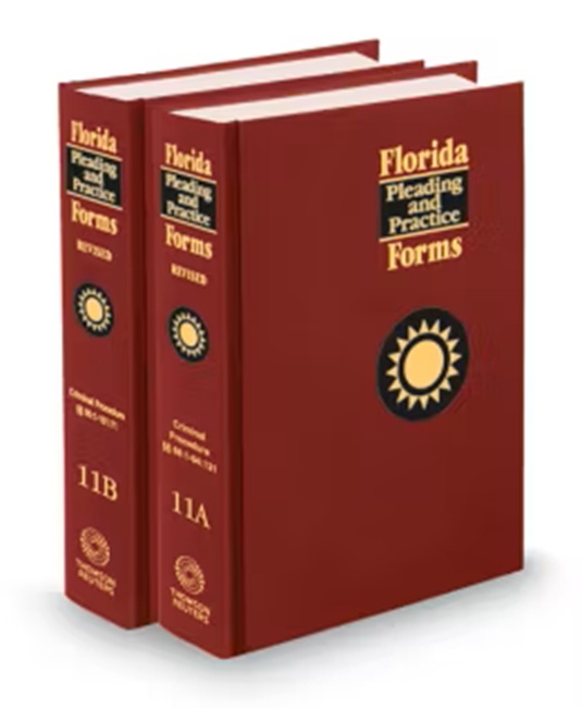 Florida Pleading and Practice Forms V.11A-11B