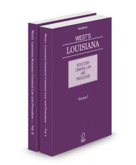 Louisiana Statutory Criminal Law and Procedure, 2026 ed.