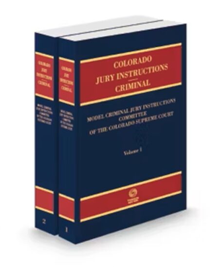 Colorado Jury Instruction Criminal, 2025 ed.