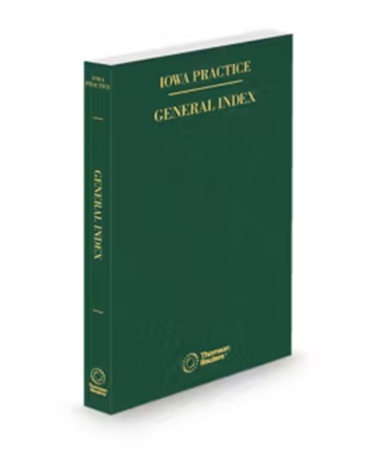 Iowa Practice General Index