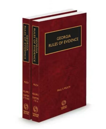 Georgia Rules of Evidence, 2025-2026 ed.