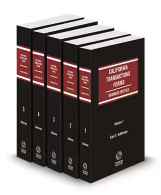 California Transactions Forms Business Entities
