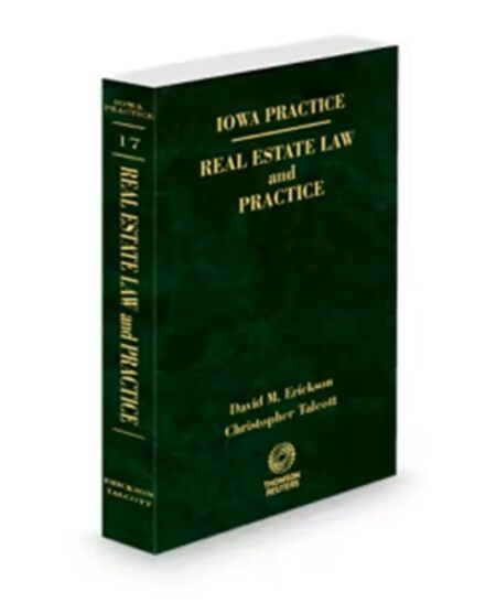 Iowa Practice V.17 Real Estate, 2025-2026 ed.