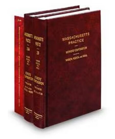 Massachusetts Practice V.29 To 29B Workers Compensation, 2025-2026 ed.