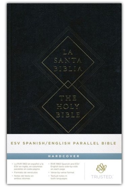 Biblia Paralela RVR 1960/ESV, Bilingue, Enc. Dura (RVR 1960/ESV Bilingual Parallel Bible, Hardcover) - Case of 12