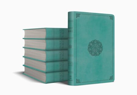 ESV Value Compact Bible TruTone, Turquoise, Emblem Design, Case of 36