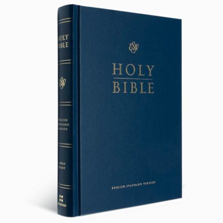 ESV Premium Pew Bible, Large Print (Hardcover, Navy) - Bulk Case of 12
