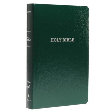 KJV Gift and Award Bible, Red Letter Edition (Leather Touch, Green) - Bulk Case of 24