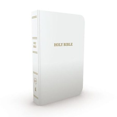 KJV Gift and Award Bible, Red Letter Edition (Leather Touch, White) - Bulk Case of 24