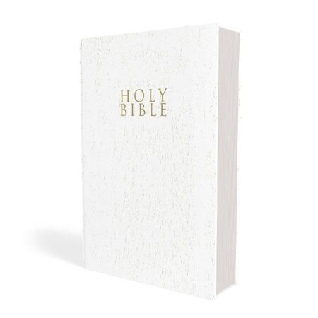 NIV Gift and Award Bible, Red Letter Edition (Leather Touch, White) - Bulk Case of 28