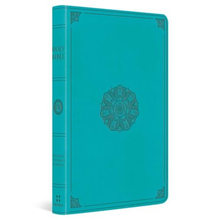 ESV Large Print Value Thinline Bible, Large Print (TruTone Leather, Turquoise) - Bulk Case of 16