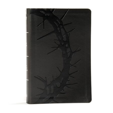 KJV Personal Size Reference Bible, Large Print (Leather Touch, Charcoal) - Bulk Case of 12